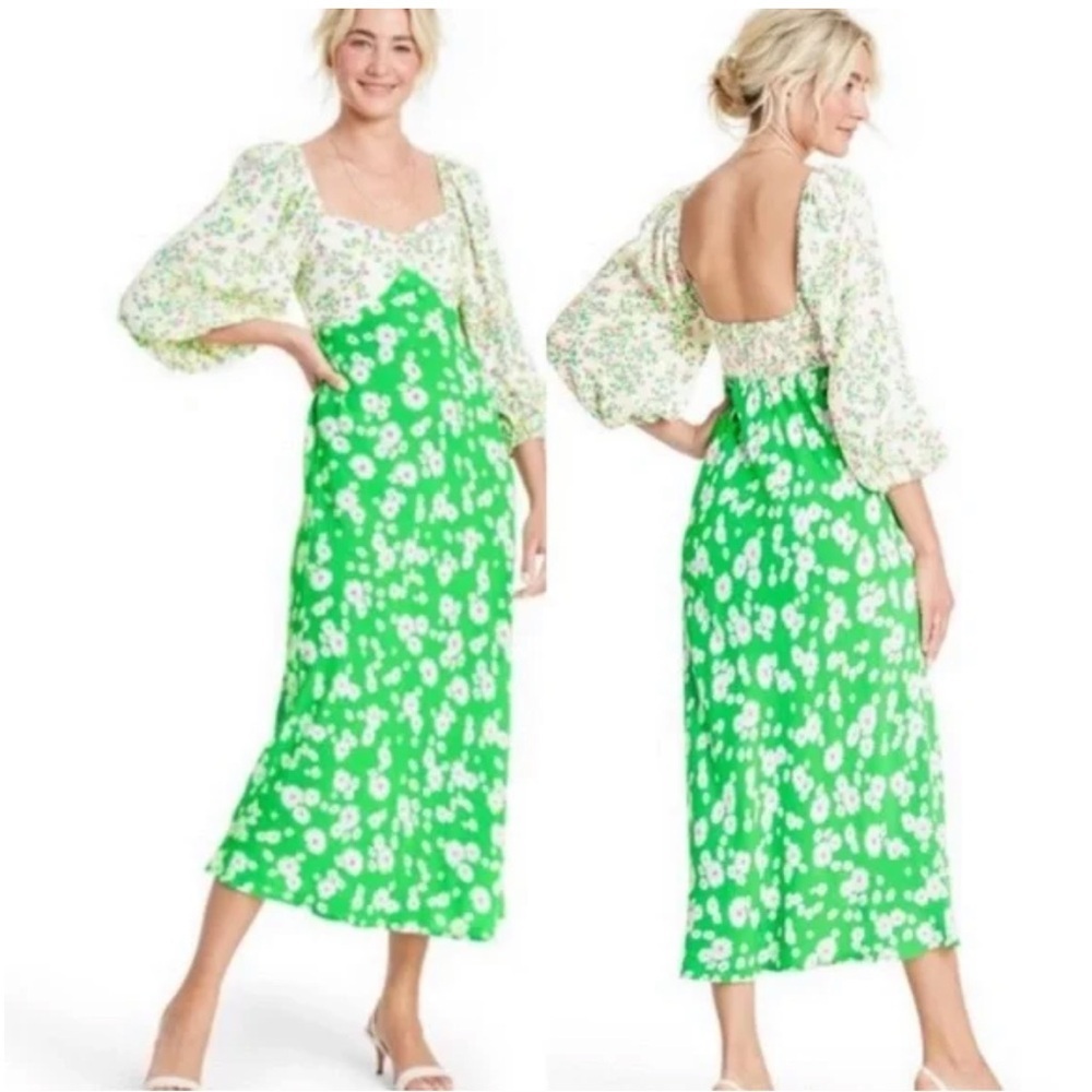 RIXO x Target Daisy Long Sleeve Swing Dress, size 8